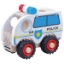 Picture of Houten politieauto met rubber wielen