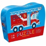 Picture of Legpuzzel 12 stukjes Brandweerwagen Stevig karton Crocodile Creek