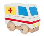 Afbeeldingen van Stapelpuzzel ambulance-ziekenauto