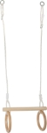 Picture of Houten rekstok met houten gymnastiek ringen