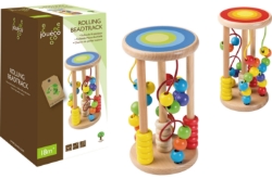 Afbeeldingen van Jouéco Rollende Kralenbaan Kralenframe – vanaf 12 mnd