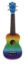 Bild von Ukelele gitaar 4-snaren Print Regenboog Calista