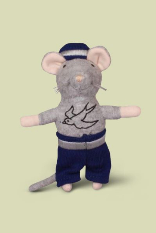 Image de Pluche muis Opa Zeeman Sailor 12cm Het Muizenhuis