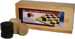 Picture of Damstenen, essenhout in houten kist, ⌀ 32mm