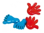 Afbeeldingen van Zandvormpjes handjes en voetjes Gowi Toys 1+