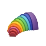 Picture of SALE!!!   Siliconen Regenboog kleurige regenboog 20 cm in katoenen bewaarzak