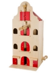 Picture of SALE!!!   Pakhuis rood-naturel 67 cm