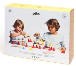 Afbeeldingen van Piks Balansspel basisset groot 64 delig