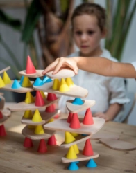 Afbeeldingen van Piks Balansspel basisset groot 64 delig