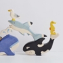 Image de la catégorie Holztiger Zeedieren