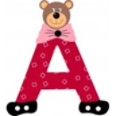 Afbeelding voor categorie Grote beren alfabet letters