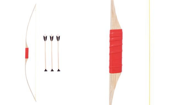 Image de Boog 120 cm met 3 pijlen voor kids (zuignap)