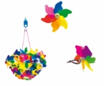 Picture of Windmolen regenboog voor op fiets 11 cm