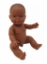 Bild von babypop Gordi Afro jongen 34 cm blauwe ogen