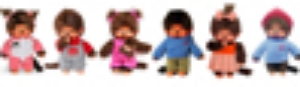 Afbeelding voor categorie Monchhichi aapje