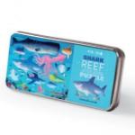 Picture of Reispuzzel Haaienrif dieren 50 stukjes in blikken doosje 4+ Crocodile Creek