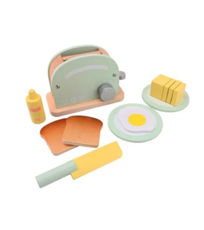 Picture of Broodrooster toaster speelset pastelkleuren Joueco
