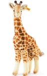 Afbeeldingen van Bendy Giraffe staand beige/bruin 45 cm Steiff