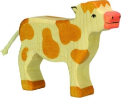 Bild von Kalfje staand bruin Holztiger