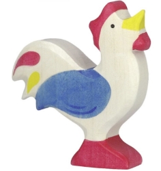 Picture of Haan blauw Holztiger