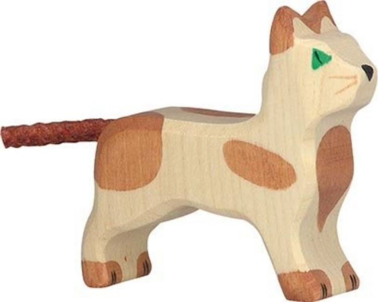 Picture of Kat staand jong Holztiger