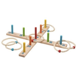 Bild von Goki Ringwerpspel beukenhout kleurrijk 49 cm
