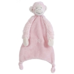 Picture of Knuffeldoekje Aap Mickey zacht roze 24 cm Happy Horse