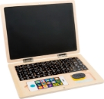 Picture of Houten laptop met magnetisch bord en letters en cijfers