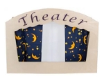 Afbeeldingen van Poppenkast Theater Tafelmodel white wash - Van Dijk Toys