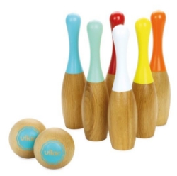 Picture of Vilac houten kegelspel - bowlingset in rugzak