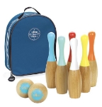 Picture of Vilac houten kegelspel - bowlingset in rugzak