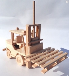 Picture of Heftruck met pallet Beukenhout 24 cm - Ceeda Cavity