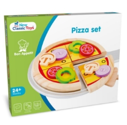 Afbeeldingen van Grote houten Pizzaset - New Classic Toys