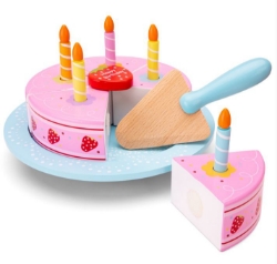 Afbeeldingen van Verjaardagstaart Aardbei met Kaarsjes - New Classic Toys