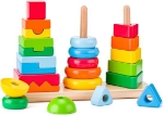 Bild von Houten stapeltorenset Trio Woody