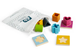 Afbeeldingen van Voel en vind, feel and find, voelspelletje Bigjigs