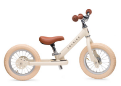 Afbeeldingen van Trybike 2-wieler loopfiets staal Creme vintage