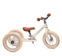 Afbeeldingen van Trybike 2-wieler loopfiets staal Creme vintage