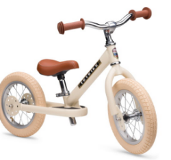 Afbeeldingen van Trybike 2-wieler loopfiets staal Creme vintage