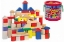 Picture of Blokken hout naturel en gekleurd 100 stuks Woody