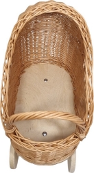 Picture of Poppenwagen riet zonder bekleding met vaste kap