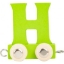 Image de Lettertrein gekleurd H