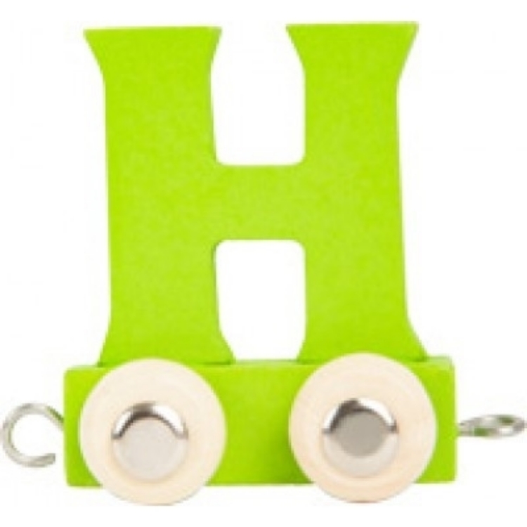 Image de Lettertrein gekleurd H