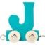 Image de Lettertrein gekleurd J