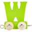 Image de Lettertrein gekleurd W