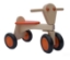 Image de Loopfiets beukenhout oranje Van Dijk Toys Vierwieler kinderfiets