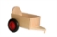 Afbeeldingen van SALE!!!  Van Dijk Toys Aanhanger voor rode kinder-loopfiets beukenhout Van Dijk Toys
