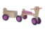 Afbeeldingen van SALE!!!  Van Dijk Toys Aanhanger voor roze kinder-loopfiets beukenhout Van Dijk Toys