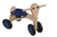 Bild von Loopfiets berken hout blauw Van Dijk Toys vierwieler kinderfiets