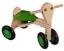 Image de Loopfiets berken hout lime groen Van Dijk Toys vierwieler kinderfiets